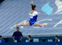 Bakıda idman gimnastikası üzrə Dünya Kuboku yarışlarının ikinci günü start götürüb. Azərbaycan, 20 fevral, 2016